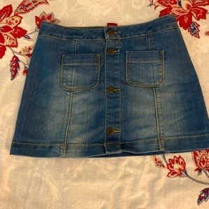 Med Blue Denim SKORTS